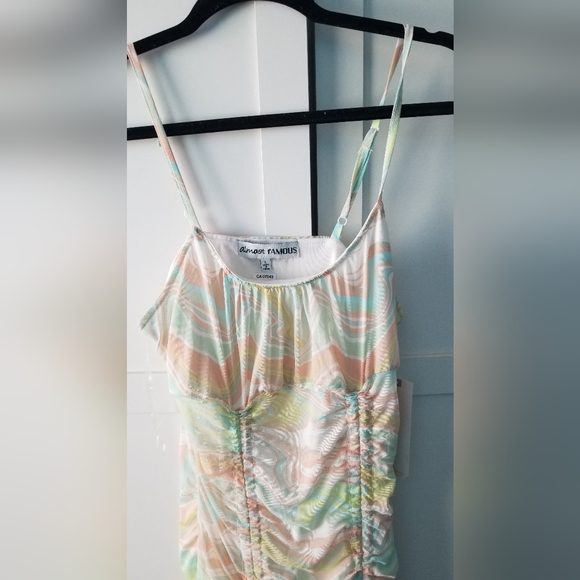 Almost Famous Tie-Dye Mesh dress - Picture 3 of 4